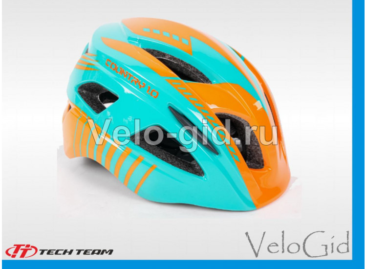 Детский шлем Tech Team Country Orange S